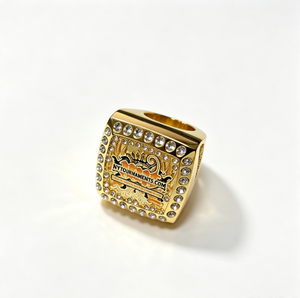 Anillo Personalizado Creativo de Acero Inoxidable con Zirconia, Estilo Hip-Hop, Anillo de Campeonato Deportivo, Venta al Por Mayor - Product Image 4