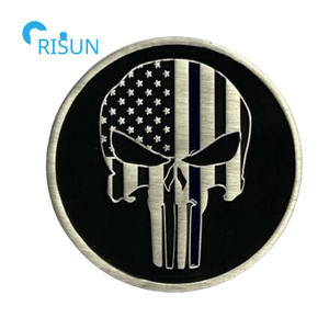 Stati Uniti teschio sigillo punitore guerra speciale navale punitore malvagia sfida commemorativa monete personalizzato punitore sfida moneta sfida - Product Image 2