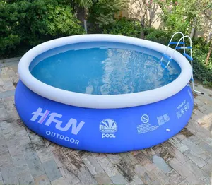 Piscina inflable plegable redonda de PVC para exteriores, 180x73cm