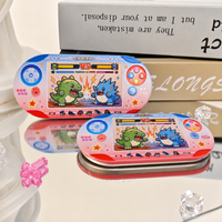 Badge photo personnalisé en forme de console portable, cadeau rétro pour gamer, accessoire personnalisé pour sac ITA, sac à dos, décoration gaming originale