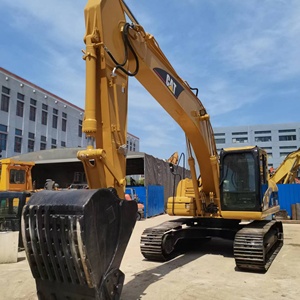 For 320CL Track Excavator 20 Ton Yellow Hydraulic PLC <b>Controlled</b> Cummins Engine Digging Machine with Pump Gearbox Bearing - Product Image 2