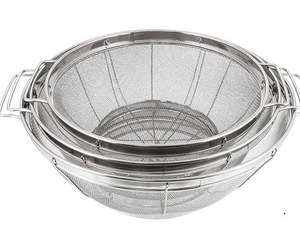 Hot Selling Product Metalen Keuken Zeef Vergiet Zeven Multi-Size Roestvrijstalen Gaas Vergiet Zeef Zeef Handvat - Product Image 1