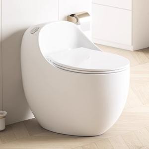 Inodoro moderno de cerámica con sifón de tubo <span class=keywords><strong>grande</strong></span> Asiento de inodoro silencioso Inodoro de una pieza WC - Product Image 3