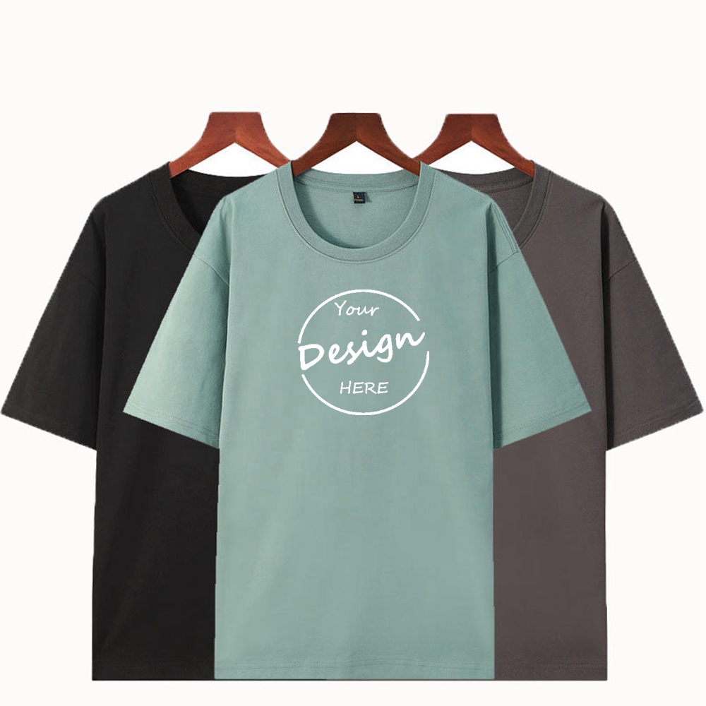 JL-82408 Custom graphic tees men high quality 100%organic cotton t shirt round neck t-shirt for men with cool print