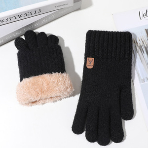 Acrylic <strong>Gloves</strong> <strong>for</strong> <strong>Men</strong> Women Winter Thickened Fleece-Lined Knitted Wool <strong>Touchscreen</strong> Capable Minus 30 Degrees <strong>for</strong> Outdoor - Product Image 3
