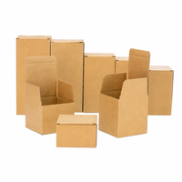 Boîte à fond automatique personnalisée, écologique, réutilisable, biodégradable, en carton ondulé kraft, à assemblage rapide, sans ruban adhésif, pour expédition
