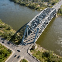 Pont à chevalet en acier de qualité industrielle, conception chinoise, capacité de charge de 2000 tonnes, ignifuge, résistant aux tremblements de terre, anticorrosion, 121+ mph