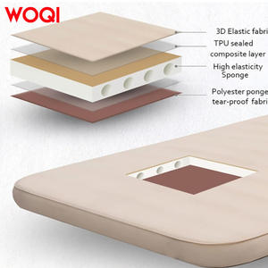 Colchón Inflable Portátil Woqi para 2 Personas, 200x132x3 cm, Inflado Rápido, Colchón de Aire para Acampar al Aire Libre, Color Blanco Hueso - Product Image 5