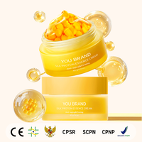 Crème pour le visage OEM de haute qualité, crème hydratante profonde biologique anti-âge, crème pour le visage en capsules anti-rides