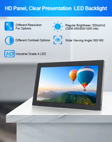 8 "10" 12 "15" 17 "19" Gabinete integrado de Marco abierto con pantalla táctil industrial Hmi Industrial Lcd Led Ips Monitor