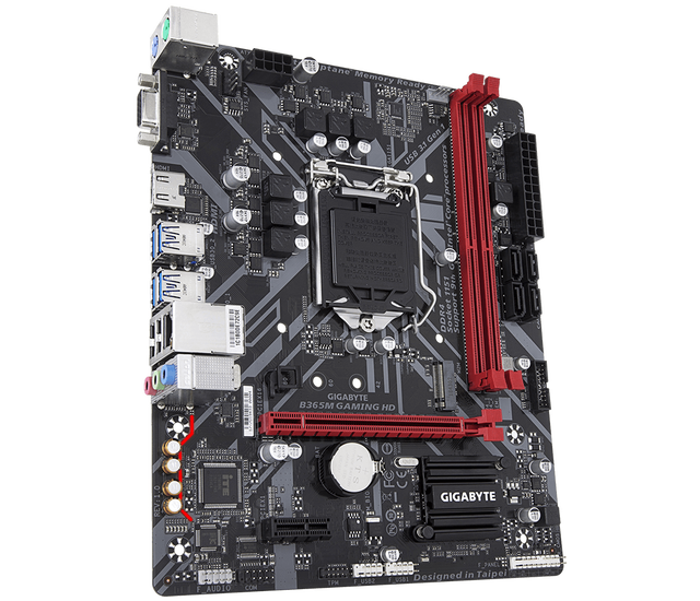 Gigabyte B365M GAMING HD Intel Desktop Motherboard LGA 1151 8th/9th Gen 32GB Dual DDR4 RAM SATA M.2 NVME Micro-ATX Refurbished