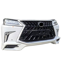 Kit de Carrocería para Parrilla Delantera de Automóviles Parachoques de Automóvil Aplicable para Toyota Lexus LX570 Piezas de Desmontaje de Parachoques.
