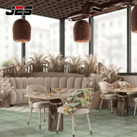 J2S Solutions d'usine d'hôtel design de luxe Ensemble de table et de chaises en bois pour le commerce moderne et le restaurant Projet de meubles Design d'intérieur