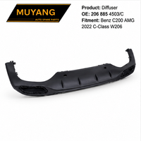 Diffuseur de haute qualité pour Benz C200 AMG 2022 Classe C W206 OE 206 885 4503/C Kit carrosserie pare-chocs avant arrière