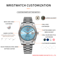 Montres russes arabes de haute qualité 2025, montres de luxe de marque haut de gamme avec logo personnalisé, faible MOQ, meilleure qualité, montres coûteuses pour hommes