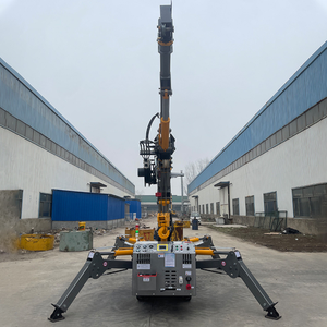 Équipement de levage sur chenilles compact et pliable à <span class=keywords><strong>t</strong></span>élécommande sans fil 5T 10T Grue araignée mobile certifiée Ce pour une utilisation en intérieur - Product Image 5