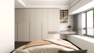 Armoire en <span class=keywords><strong>bois</strong></span> moderne, style simple, armoire avec tiroir, combinaison libre, armoire de présentation, organisateur de vêtements pour chambre à coucher - Product Image 5