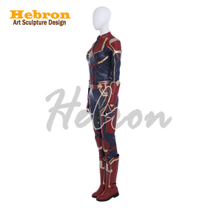 Customized <strong>Captain</strong> <strong>Marvel</strong> Halloween Tv Movie Adult Cosplay <strong>Costume</strong> Suits For Event Performance - Product Image 4