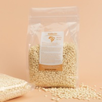 WaxNewK perles de cire à film chaud parfaites pour les peaux sensibles 1KG de cire d'épilation à la crème brésilienne au chocolat blanc au lait