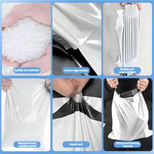 Vente en gros d'enveloppes personnalisées en PE-Taille/Impression/Épaisseur Sacs d'expédition Sac de courrier auto-adhésif étanche Prix d'usine - Product Image 4