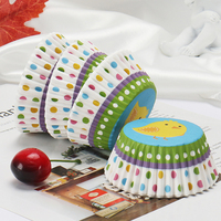 Pâques 100 pcs/Pack Jetable Résistant À L'huile Papier Tasse Gâteau Papier Cakecup Moules Papier Cupcake Doublure Muffin Cuisson Cupcake Wraps