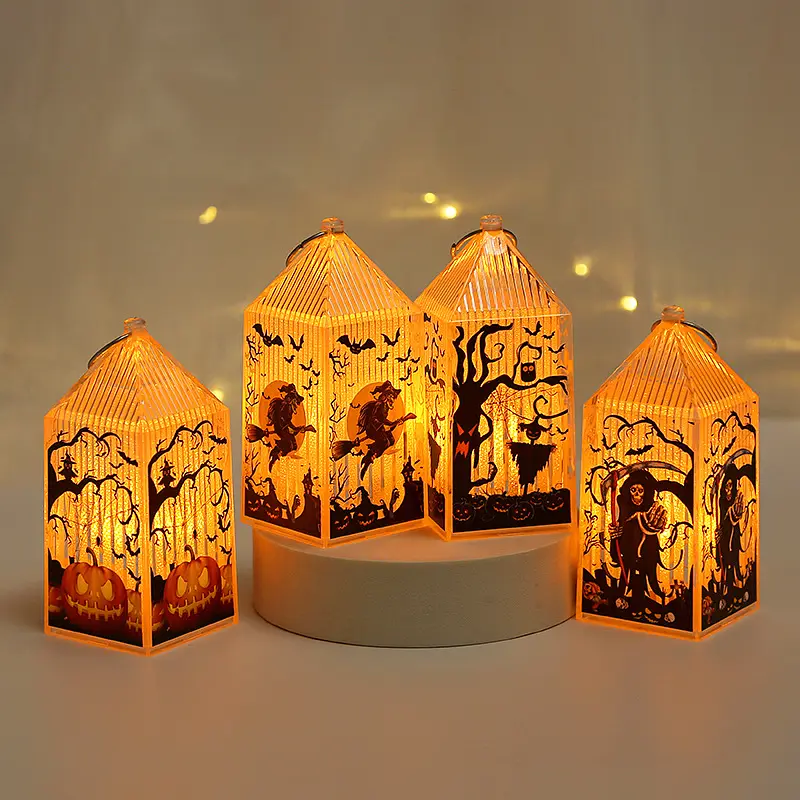 2023 Halloween Pumpkin Lamp LED Halloween Light Home Decor Ornament Kids Gift Halloween Party Decorations