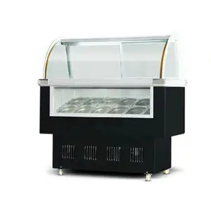 Ice Cream Freezer Super Value Dessert Stainless Steel Box Ice Cream Display Case