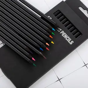 Bleistifte Kinder und 12 Farben Büro Ing Buch für Box Wasser Molang Werbe Färbung Farb sätze Holz Farbe Bleistift Set