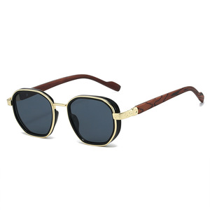 Retro Oval Sunglasses Full Rim Gradient Lenses 100% UV Protection Unisex Outdoor Use Adult Style - Product Image 4