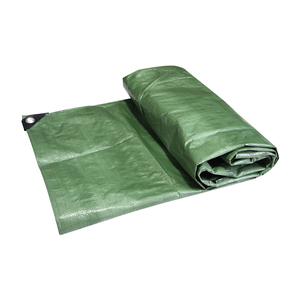 Bâche PE tissée verte 4x5m <span class=keywords><strong>avec</strong></span> œillets pour toit de tente, bâche de sol, personnalisable, imperméable, traitée anti-UV, usage industriel - Product Image 5