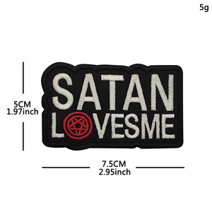 Accessoires de films et séries télévisées européennes et américaines : Patchs tactiques brodés faits main, Badges de moral pour fans, à coudre sur chapeaux en tissu non tissé - Product Image 6