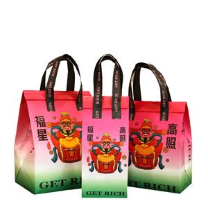 Custom Logo Reusable Eco-Friendly Biodegradable Waterproof Non Woven Insulated Thermal Foldable Tote <b>Cooler</b> <b>Backpack</b> Adhesive - Product Image 1
