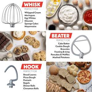 Batidora Vertical UNIVERSEA GSM708 de Cuatro Cuartos con Accesorios, Batidora de Varillas, 10 Velocidades, Resistente al Calor, para Encimera - Product Image 2