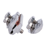 Accessoires électriques : Pince de raccordement à rainures parallèles en aluminium, connecteur de câble, pince bimétallique PG, connexion électrique pour ligne aérienne