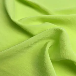 14mm Water Wash Custom 6A Grade Promotion High Quality Mulberry Solid 100% Silk Crepe De Chine Fabric For Women Elegant Dress
