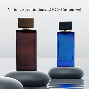 Tapa de perfume cuadrada con logotipo personalizado de Vietnam WeWood, resina grande de madera con base dorada para botellas y embalaje - Product Image 2