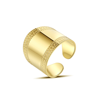 SP-LAM Frau Gold Design weiblich leer Schmuck 18K Edelstahl Dame Hochzeit Verlobung Luxus Band lange Fingerring
