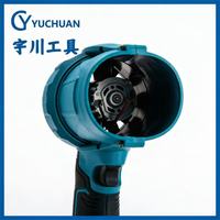 Souffleur industriel puissant à moteur sans balais 21V, vitesse variable, batterie lithium 4.0Ah, pour eau et neige fortes
