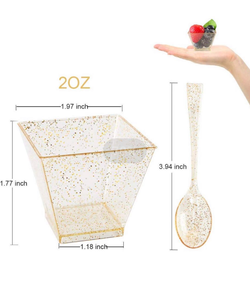 Petites cuillères à café jetables en plastique, 1g, cuillères à café, cuillère à thé pour dessert et café, vente directe d'usine - Product Image 2