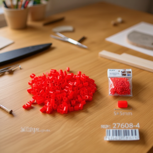 Perline Perler ILAN Art 5x5mm Rosso Brillante 500pz circa per Lavori Creativi - Product Image 3