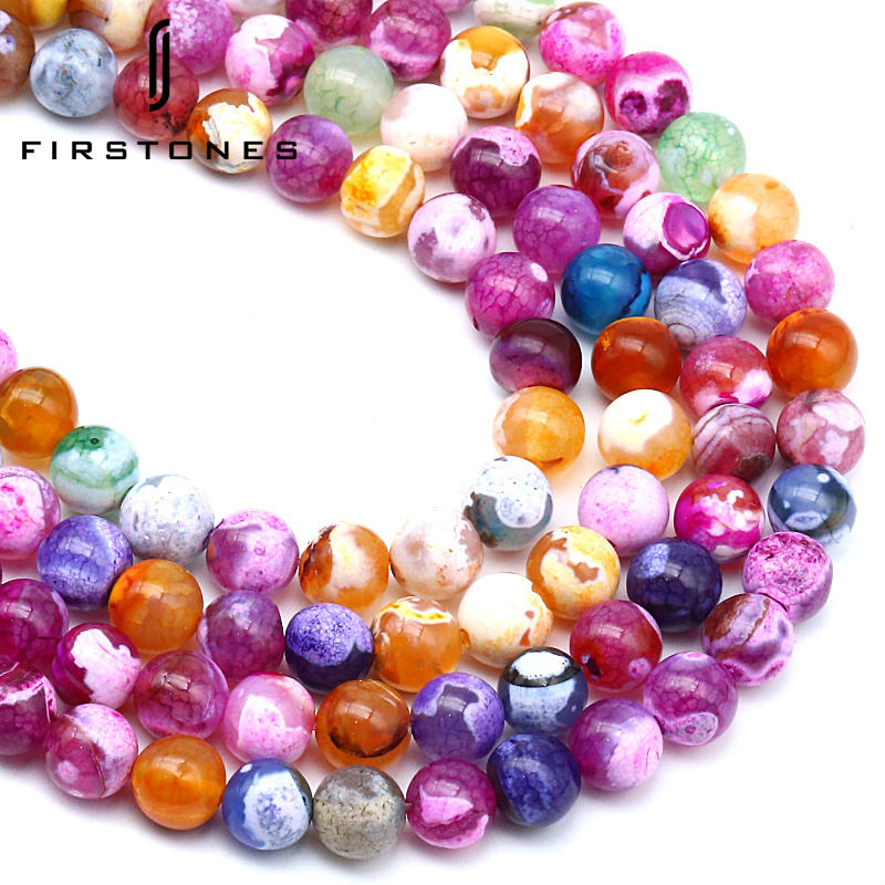 Mix Fire Dragon Veins Agate