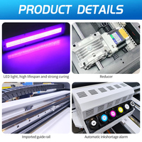 Printer Kulit Inkjet UV DTF Format A3 Titanjet I3200/I1600 3 Head Flatbed Otomatis Bersertifikat Garansi 1 Tahun