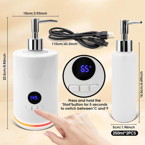 2026 Professional Handheld Electric Temperature Adjustable Plastic Safe Massage Oil &amp; <strong>Lotion</strong> <strong>Warmer</strong> - Product Image 1
