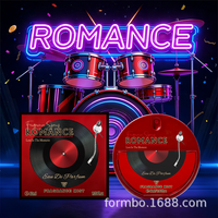 Parfum créatif en forme de disque vinyle, mini-parfum avec une fragrance longue durée, style unique de parfum à la mode