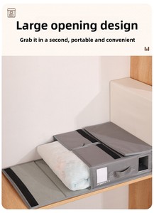 <b>Bed</b> Sheet Fabric <b>Storage</b> Box Creative Finishing <b>Storage</b> Tool High Quality Quilt Cover Non-woven Household <b>Storage</b> Box - Product Image 6