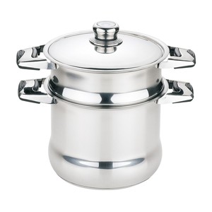 Batterie de cuisine moderne en acier inoxydable poignée en bakélite de grande capacité compatible avec l'induction chauffe-aliments vapeur nouvelle cuisine cuisson - Product Image 6
