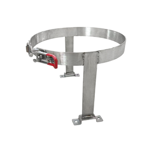 Support <span class=keywords><strong>de</strong></span> bouteille <span class=keywords><strong>de</strong></span> <span class=keywords><strong>gaz</strong></span> verrouillable en acier inoxydable réglable OEM ODM <span class=keywords><strong>pour</strong></span> remorque, camping, caravanes - Product Image 3