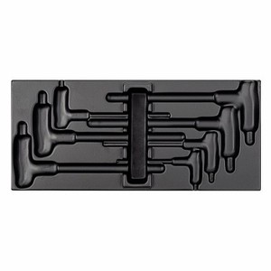 ชุดประแจหกเหลี่ยมแบบทีแฮนด์ 8 ชิ้น ชุดประแจอัลเลนแบบเมตริกสำหรับซ่อมและประกอบอุปกรณ์อิเล็กทรอนิกส์ - Product Image 1