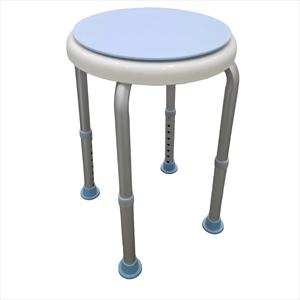 360 °   Sgabello Girevole per Doccia Piccola, Sedile Rotante Liscio per Anziani e Disabili, Sedia Compatta Rotonda per Vasca Senza Attrezzi - Product Image 5