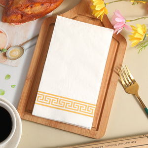 Printed Paper Napkins 330mmx400mm Premium Dust Free For Wedding Hotels Restaurants - Product Image 2
